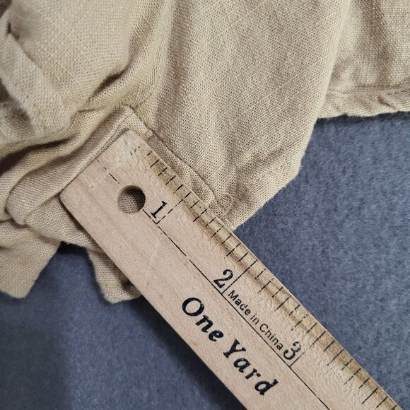 AAKAA Women's Romper Khaki Tan  SZ SM - Picture 8 of 9